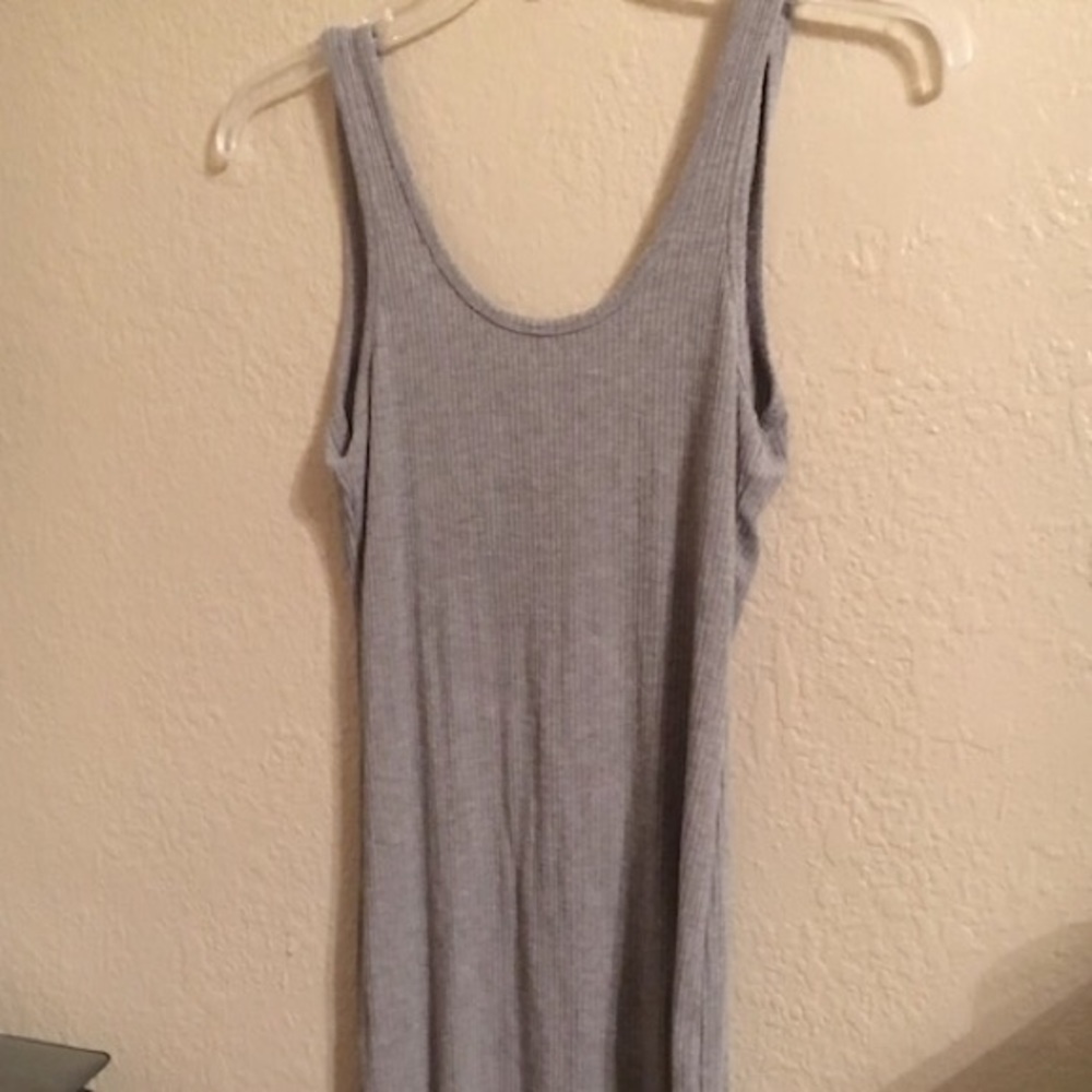Grey bodycon dress